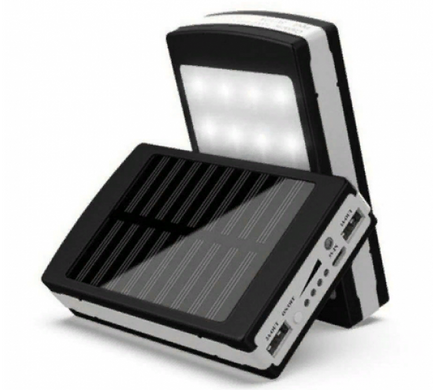 Мобильная Зарядка POWER BANK Metal+LED Solar 90000mah , Черный