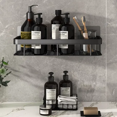 Полка в ванную (30х13х5,5см) STORAGE RACK AND197, настенная/органайзер для ванной комнаты на стену