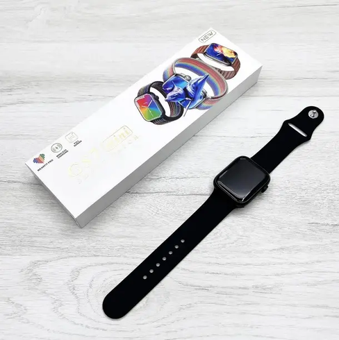 розовый Смарт-часы Smart Watch GS7 MINI 41 мм, Фитнес часы с тонометром и пульсоксиметром