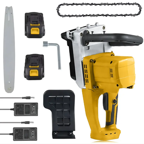 Аккумуляторная цепная пила Electric SAW 16 дюймов + 2 аккумулятора мощная электропила ND-16