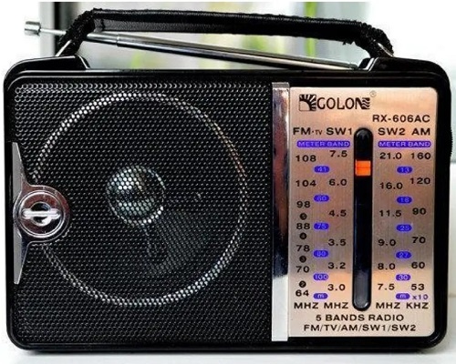 Радіоприймач акумуляторний Golon RX-606 (чорний)