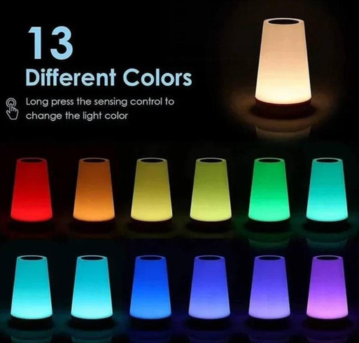 Ночник настольный светильник для дома аккумуляторный Pat light HA-114 с пультом