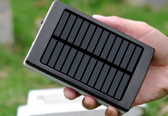 Мобильная Зарядка POWER BANK Metal+LED Solar 90000mah , Черный