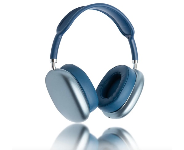 Беспроводные синие полноразмерные Bluetooth наушники Macaron P9 Max