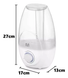 Ультразвуковой увлажнитель воздуха на 2.1 л с регулятором Ultrasonic Humidifier HD-2107