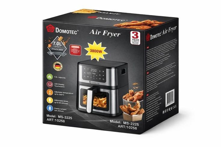 Аерофритюрниця DOMOTEC Air Fryer MS-3225
