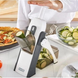 Терка для овощей Brava Spring Slicer Ресторанное качество нарезки овощей на вашей кухне, серый