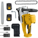 Аккумуляторная цепная пила Electric SAW 16 дюймов + 2 аккумулятора мощная электропила ND-16