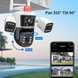 Камера IP спостереження Wifi 16 Мп 10-Х ZOOM вулична поворотна