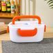 Ланчбокс з підігрівом їжі 12V Electric lunch box / Ланч-бокс від прикурювача Помаранчевий