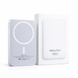 Магнітний павербанк 10000mAh MagSafe / Power Bank Type-C / Повербанк магнітний бездротовий 22,5W, Білий