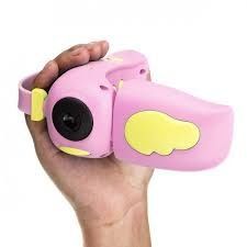 Детский Фотоаппарат - видеокамера Kids Camera DV-A100 / Детская цифровая камера, Розовый