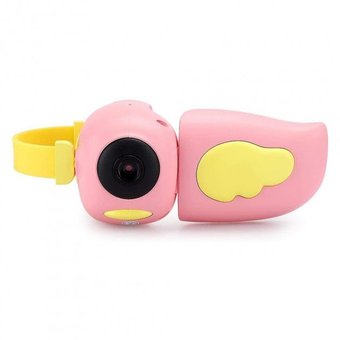 Детский Фотоаппарат - видеокамера Kids Camera DV-A100 / Детская цифровая камера, Розовый