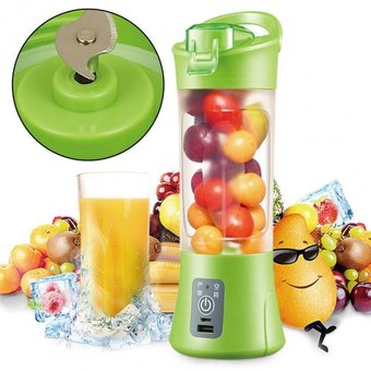 Фитнес-блендер Smart Juice Cup Fruits Портативный миксер, шейкер с USB-зарядкой