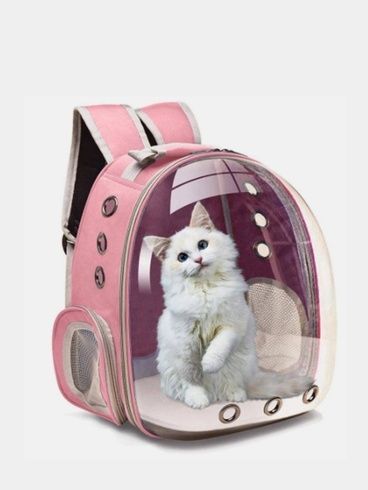 Сумка-рюкзак с иллюминатором черная