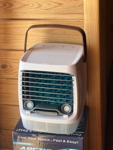 Портативный вентилятор USB с водяным охлаждением, распылитель, Arctic air cooler AND XL-1375, увлажнитель