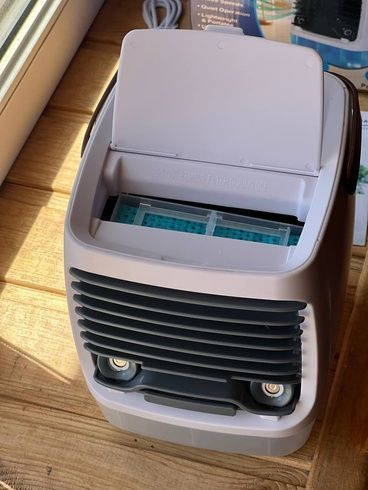 Портативный вентилятор USB с водяным охлаждением, распылитель, Arctic air cooler AND XL-1375, увлажнитель