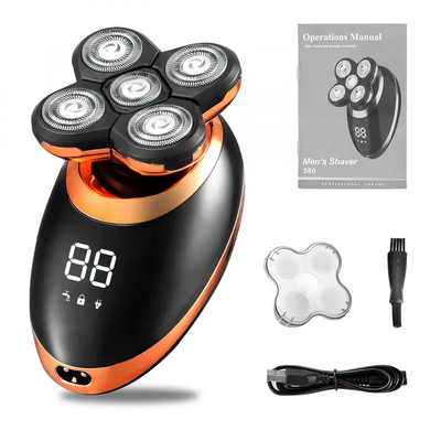 С дефектом Бритва 5 в 1 VGR V-316 Водонепроницаемая Аккумуляторная С LED дисплеем, Черный