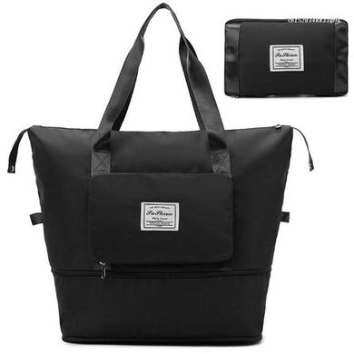 Запасна складна дорожня сумка Travel Bags для Чемодану чорна, Черный
