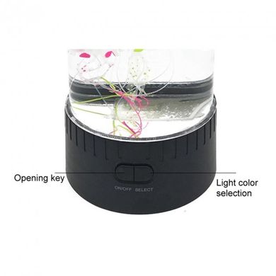 Лампа - ночник со светодиодными медузами ZmX LED Jellyfish Mood Lamp Прикроватный светодиодный настольный