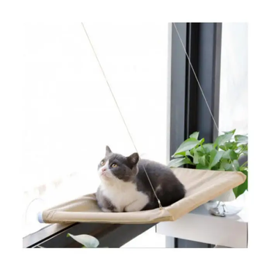 Лежанка для кота віконна Sunny Seat Window Cat Bed, Бежевий