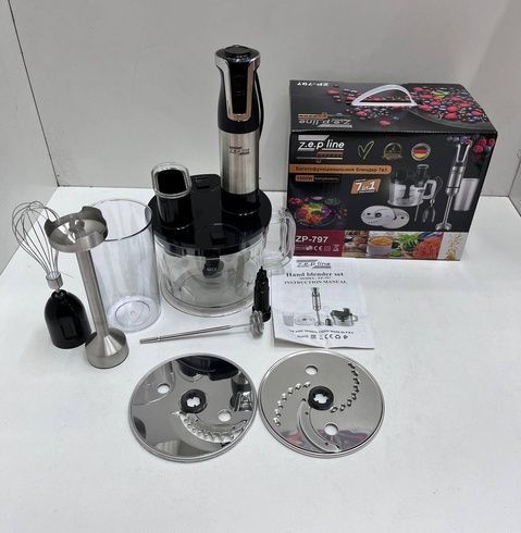 Блендер Zepline ZP-797 1500 Вт 7в1 черный