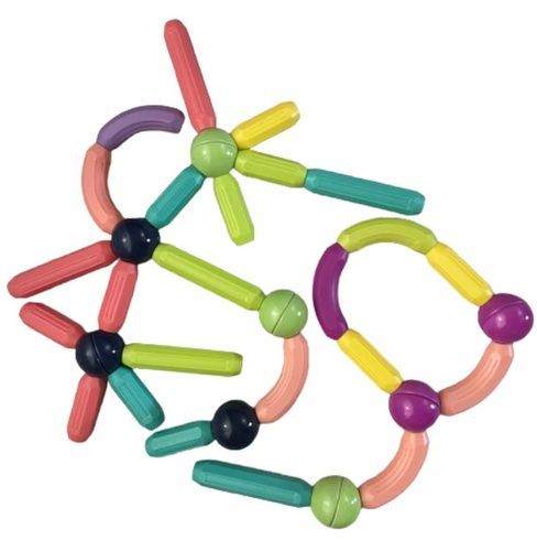 Магнитный конструктор 26 палочек, 10 шариков SKY Magnetic Sticks, цветной