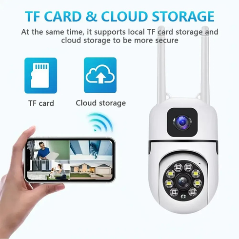 Вулична поворотна камера Dual Lens E10/V11 Wi-Fi з двома об'єктивами