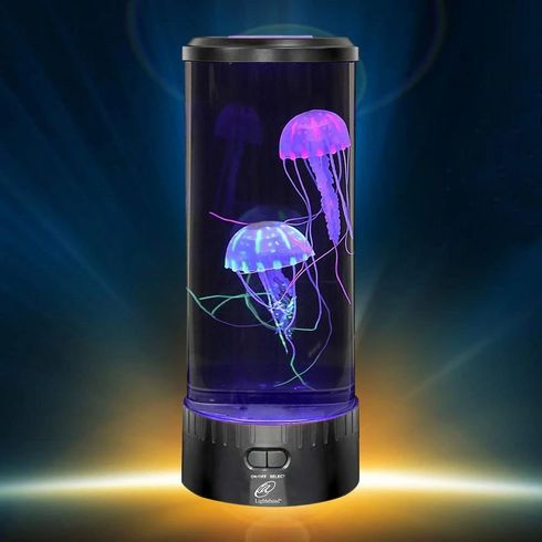 Лампа - нічник зі світлодіодними медузами ZmX LED Jellyfish Mood Lamp Приліжковий світлодіодний настільний