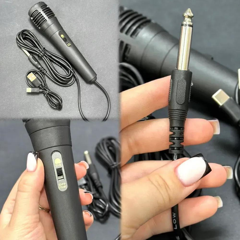 Беспроводная караоке колонка с микрофоном и RGB-подсветкой Sing-e ZQS8148