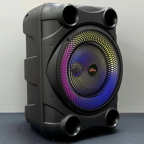 Беспроводная караоке колонка с микрофоном и RGB-подсветкой Sing-e ZQS8148