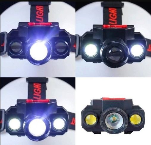 Налобный фонарь BL 1805 COB XPE 18650 USB Charge Аккумуляторный