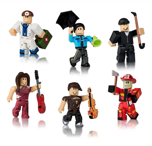 Набір колекційних фігурок з аксесуарами Roblox Legends 6 фігурок "Професії"