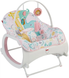 Дитяче крісло-гойдалка Fisher Price / Дитячий шезлонг з музичною підвіскою та регульованою спинкою