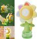 Генератор мыльных пузырей в форме подсолнуха с подсветкой Seven COLOR FLOWER