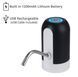 Электрическая помпа для бутилированной воды Automatic water dispenser с подсветкой на бутыль 19 л Черный, Черный