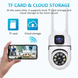 Вулична поворотна камера Dual Lens E10/V11 Wi-Fi з двома об'єктивами