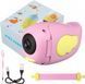 Детский Фотоаппарат - видеокамера Kids Camera DV-A100 / Детская цифровая камера, Розовый