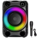 Беспроводная караоке колонка с микрофоном и RGB-подсветкой Sing-e ZQS8148