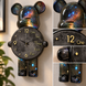 Настінні Годинники Фігурка Ведмідь Bearbrick Космічні 65 см