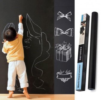 Самоклеюча плівка для малювання крейдою Black Board Sticker, Черный