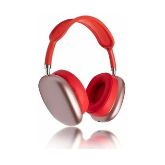 Бездротові червоний повнорозмірні навушники Bluetooth Macaron P9 Max