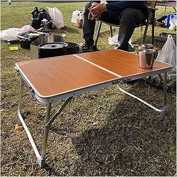Коричневий Стіл туристичний Folding table складаний Folding table AND844-846
