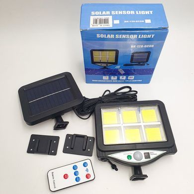 Не працює акумулятор Вуличний ліхтар із датчиком руху Solar Light BL BK128-6COB