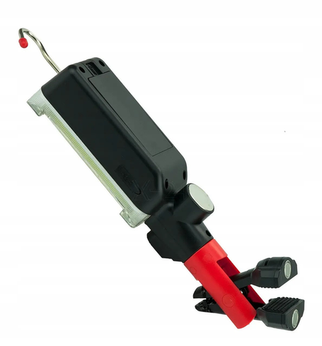 Мощный фонарь аккумуляторный ZJ-8859 Pro COB 20Ват с магнитом и крючком для подвешивания