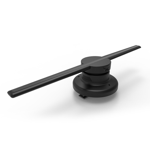 Голограмний 3D-проектор з WiFi та Bluetooth+пульт, 42см / Голографічний вентилятор