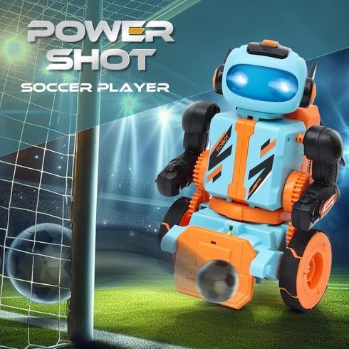 Конструктор Робот Kit 3в1 Футболист/Снайпер/Вратарь / Робот-игрушка Footballer/Sharpshooter/Gripper, 220 деталей Бирюзовый