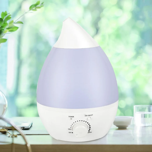 Зволожувач повітря на 1,3  л з LED підсвічуванням та регулятором Wild Wind Білий