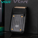 Електробритва VGR V-363 шейвер, подвійне лезо, LED дисплей