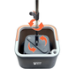 Комплект швабра с ведром для мытья полов Mop with bucket , с отжимом / Складная швабра